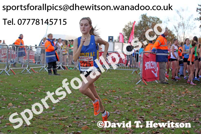 junior womens  National Cross Country Relays. Photo: David T. Hewitson/Sports for All Pics